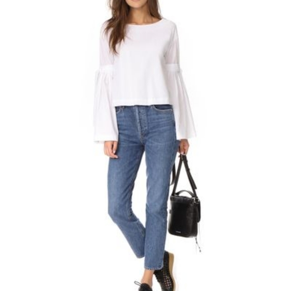 Free People Women's White So Obviously Yours Top - Picture 2 of 6